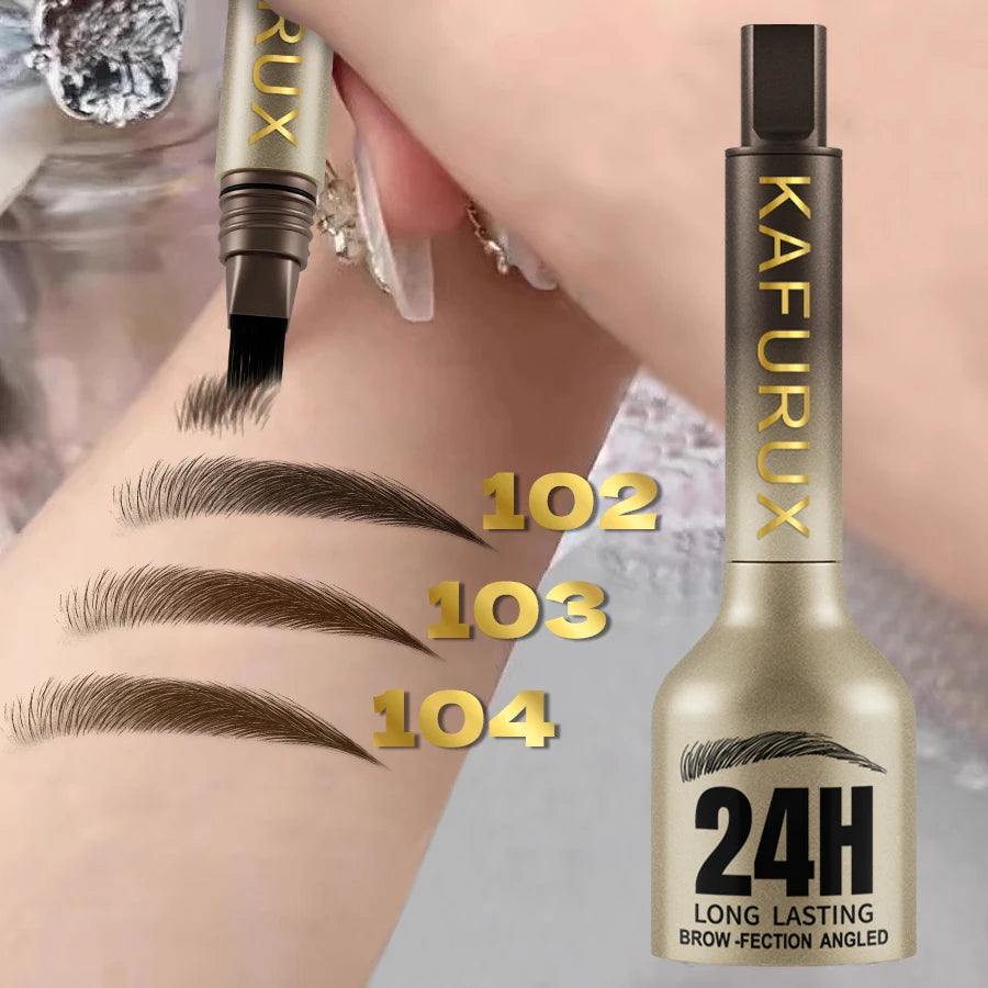 KAFURIX 3D Eyebrow Pencil – Waterproof, Long-Lasting Microblading Effect