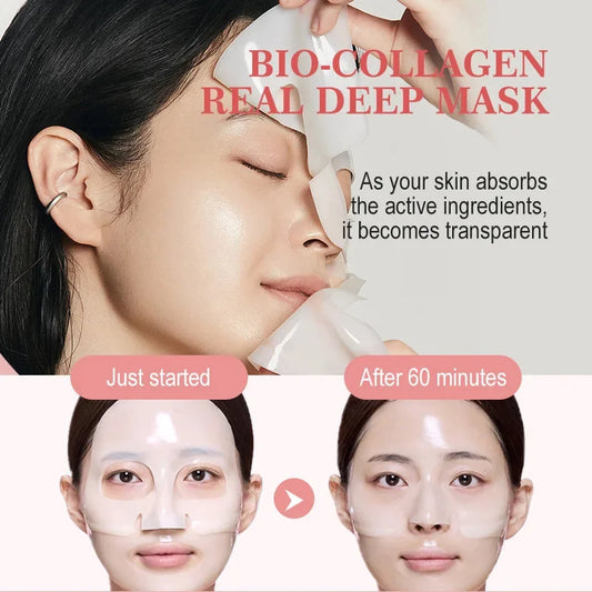 Bio Collagen Face Mask – Hydrating & Pore-Refining Sheet Mask