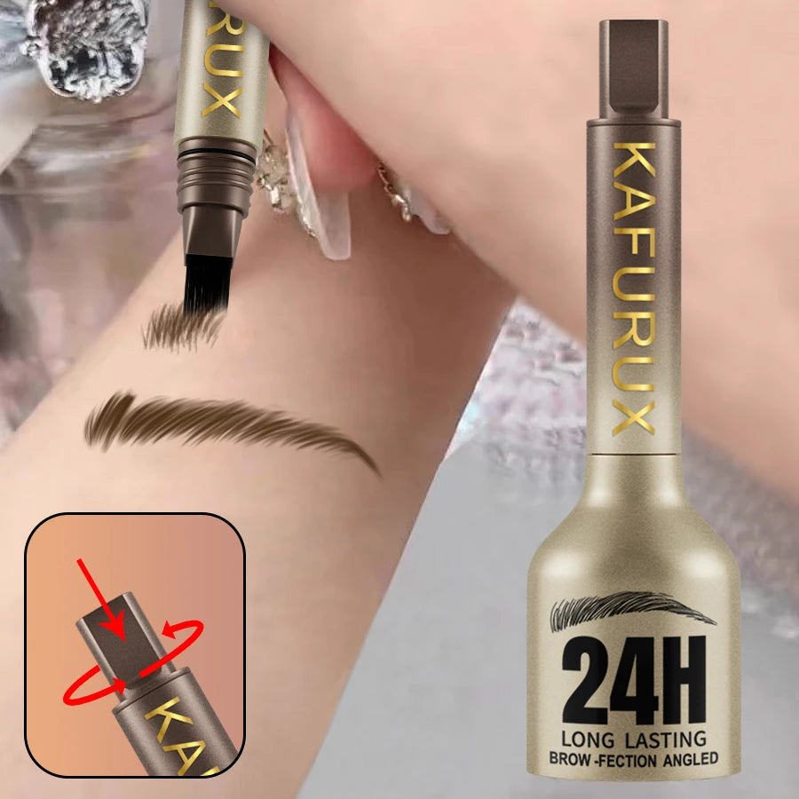 KAFURIX 3D Eyebrow Pencil – Waterproof, Long-Lasting Microblading Effect