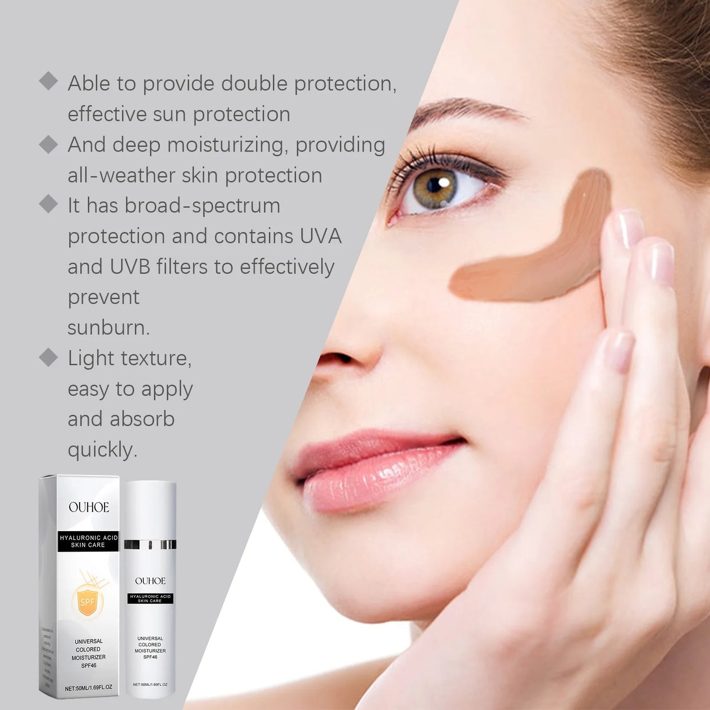 🌞 Hyaluronic Acid Sunscreen SPF 50